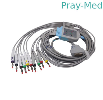 TPU GE Marquette 10 Lead Ekg Cable Dengan Banana 4.0 2029893-001