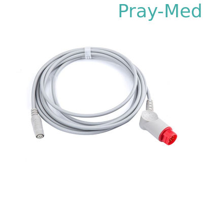Mindray IBP Transducer Adapter Kabel TPU Bahan 3,6M Panjang Untuk Konektor T5 / T8