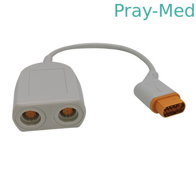 Siemens Drager Dual Tekanan Darah Transducer Cable, 16 Pin IBP Transducer Cable