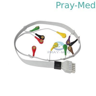 CONTEC Holter ECG cable TLC5000 2.8m 10 lead Untuk TLC5000 Dyniaic