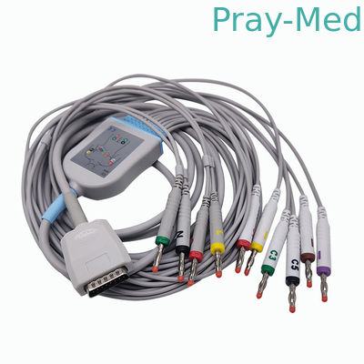 Kabel EKG Mortara Burdick Eclipse Kompatibel 007704 012-0844-00 012-0844-01 Panjang 3.6m