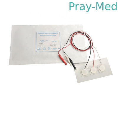 Pemilih Pemantauan Neonatal / Pediatrik Prewired Sekali Pakai Putih 30mm * 50mm