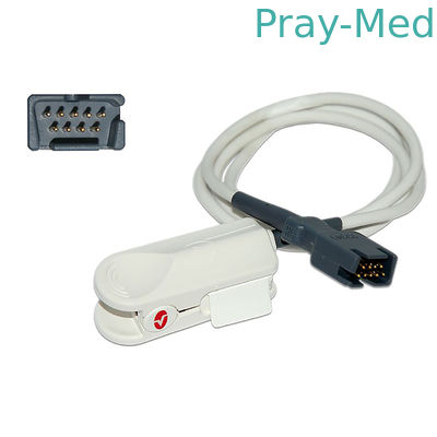 Dewasa  Finger Clip Spo2 Sensor LNCS DCI 1863 Konektor 9pin 0.9m